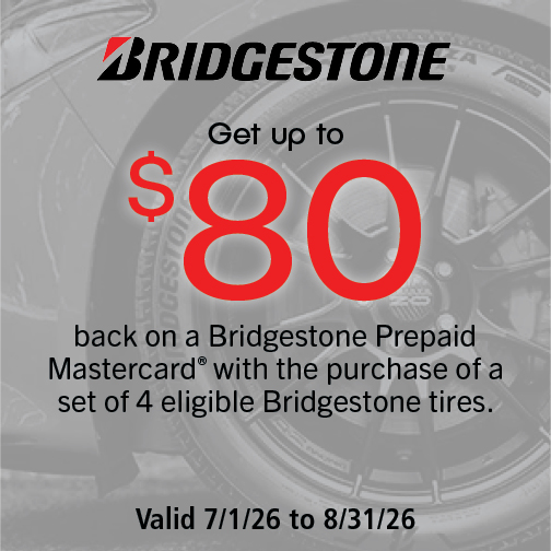 Bridgestone $80 Rebate