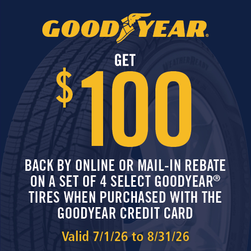 Goodyear $100 Rebate